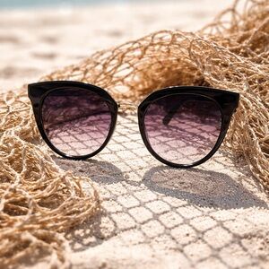 Classic Black Cat-Eye Sunglasses - Women Accessories